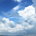 ...und schöne Wolkenformationen auf dem Gipfel des Mont Sujet