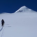 <b>Sul Mittlerer Löcherferner verso il K2 (3253 m).</b>