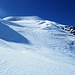 Anstieg über den steilen Gletscherhang