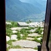 Vista dal rifugio su Riviera, Ticino e autostrada