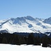 Blick Richtung Mederger Alp und auf einer früheren Schneeschuhtour