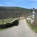 Über diesen Kopfsteinpflaster-Weg geht es entlang von Weinhängen in den Wald. Geradeaus ist der Gipfel des Weinbiets zu sehen.