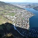 ... mit der Hafenanlage bei Hinterdorf;
hinten Horw und Luzern