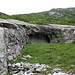 <b>Bunker militare perfettamente mimetizzato nella roccia.</b>