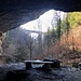 Ausblick aus der grossen Höhle