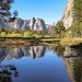 Mein Lieblingsbild - Yosemite reflections. Im Bild übrigens Cathedral rock und Cathedral spire