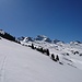 alte Skispur im Osthang des Seluntals
