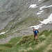 lungo il canaletto che conduce alla Cima Lago