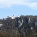 Burg Wildenstein von Felsen umgeben