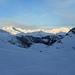 I monti della Valchiavenna illuminati di prima mattina
