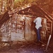 Aus alter Zeit: Werner bei der alten Hütte auf Bolzu (1977)