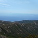 Panorama dalla vetta verso la costa meridionale dell'isola d'Elba
