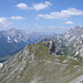 der schöne Blick nach Westen ins Gaistal; links die Mieminger, rechts das Wetterstein