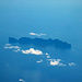 Die Insel Ko-Phi-Phi-Le aus dem Flugzeug erspäht. Wir werden sie in den Ferien noch besuchen. Hier wurde der Film "The Beach" gedreht.