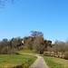 Ich wanderte erst einmal hinauf zur Burg Lemberg. Die klassische Höhenburg liegt auf dem "Schloßberg" genannten Hügel oberhalb des Ortes. 