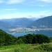 Dall'Alpe Trecciura vista su Ascona e Locarno
