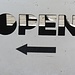 ← Open →, Ouvert →, Offen →, Aperto →