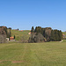 Rückblick auf den Wanderweg, vom Bauernhof rechts oben gehts hierher.