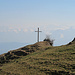 einsames Kreuz am Wanderweg