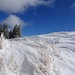 von Wind und Kälte bearbeitete Winterlandschaft 1