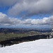 feine Kontraste: weiss, blau und grün