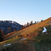 Traumhafter Morgen auf dem Weg zum Schnebelhorn