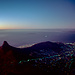 Blick vom Tafelberg über Capetown