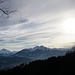 Abendstimmung über den Stubaier Alpen
