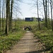 Die Autobahn wird durch mehrere hintereinanderliegende Tunnelrühren unterquert.