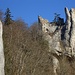 Die Ruine und Felsen Gebrochen Gutenstein