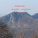 <b>Il Poncione d'Arzo visto dal Monte San Giorgio.</b>