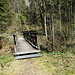 die Brücke über die Schwarza in der Nähe der Muckenlochhütte