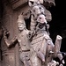 Steinfigur am Minakshi-Amman-Tempel von Madurai.