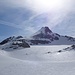im Wiederaufstieg über den Muttengletscher Richtung Leckihorn
