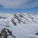Gipfelblick vom Leckihorn zurück über den Muttengletscher mit Muttenhörnern