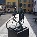 <b>Riva San Vitale.<br />Gabriela Spector<br />"Padre e figlia in bicicletta", 2017.</b>