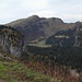 gros plan sur le Chamossaire et le lac de Bretaye