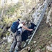 Die Leiter am Gitzitritt.