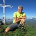 Dopo 3h e 10’ di salita ininterrotta (con solo una breve sosta), eccomi alle 8.30 sulla cima del Pizzo Tornello (m 2.687).