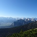 Gipfelblick gen Süden nach Garmisch und zum Wettersteingebirge