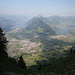 Blick hinunter nach Schwyz,