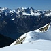 Gipfelblick zu den Bannalper Bergen