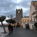 Piazza IX Aprile e la Torre dell'Orologio (Taormina).