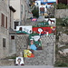 In Orgosolo - Murales mit ländlichen, regionalen Motiven.