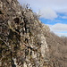 Unterwegs am Monte Nodu 'e Littipori - Blick entlang der steilen Flanke.