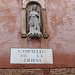 L'angelo sul retro della chiesa di Santa Fosca.