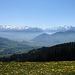 P.1341, schöner Aussichtspunkt neben der Alphütte Halsegg