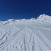 P.2402: hier teilen sich die Skirouten zum Piz Tarantschun (rechts) und Bruschghorn (links)