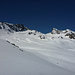 Auf dem Vadret da Grialetsch mit Blick gegen Piz Vadret und Piz Grialetsch