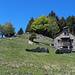 Schöne Hütte auf der Alp Mürisc